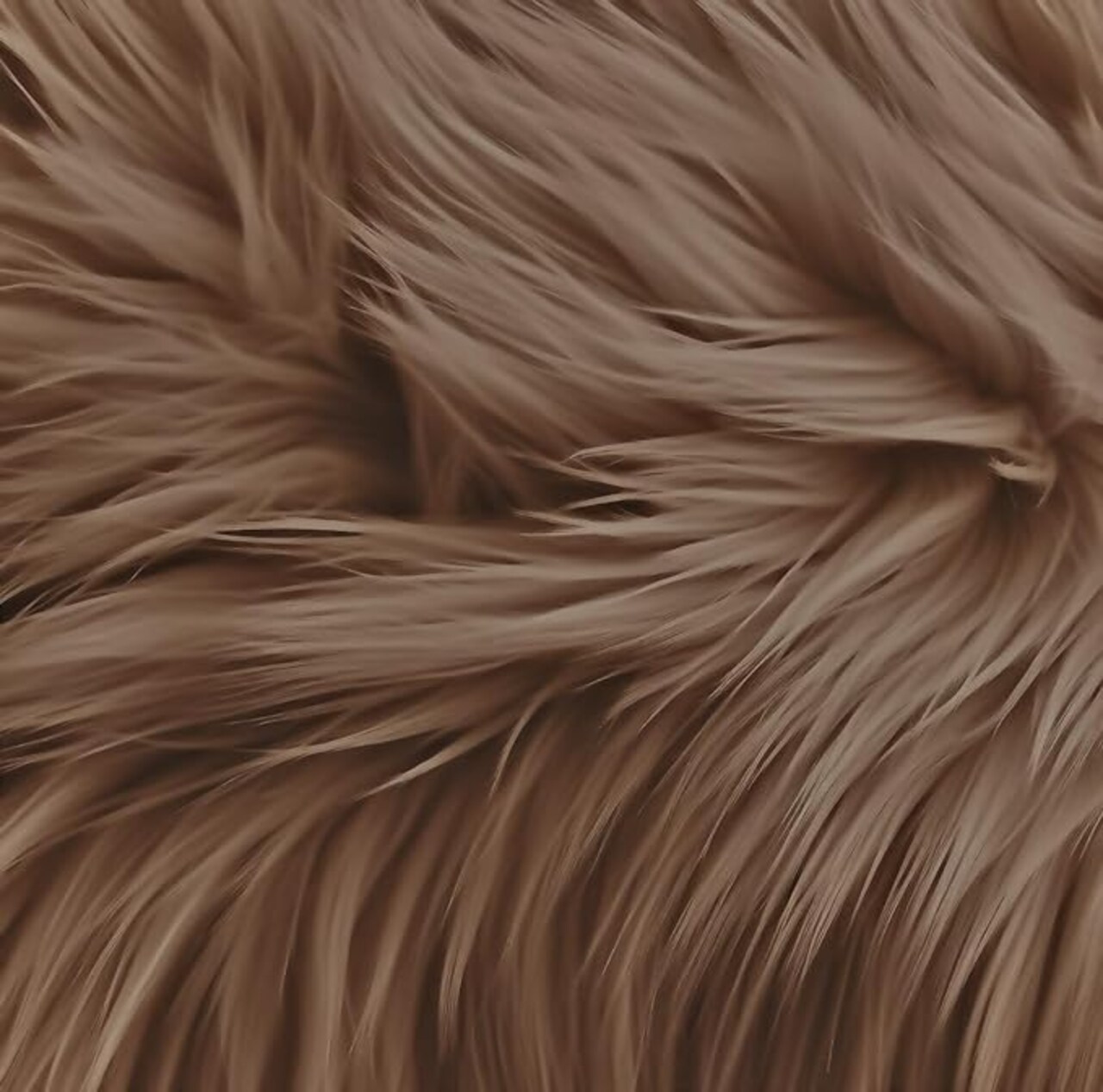 FabricLA | Faux Fur Round Circular Fluffy Shaggy Fabric | Use Round Faux Fur for Carpet, Play Mats, Bedroom, Christmas Decoration